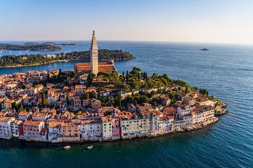 Aerial-shoot-of-Rovinj