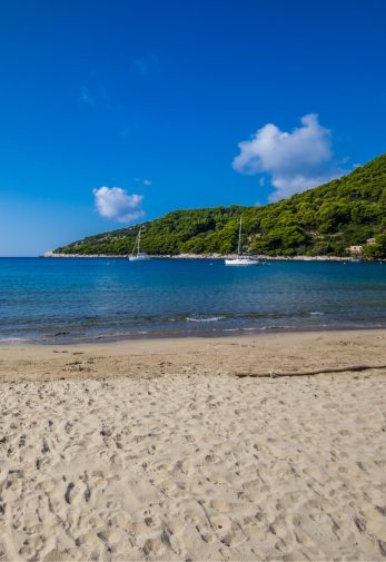 Beach on Mljet Island