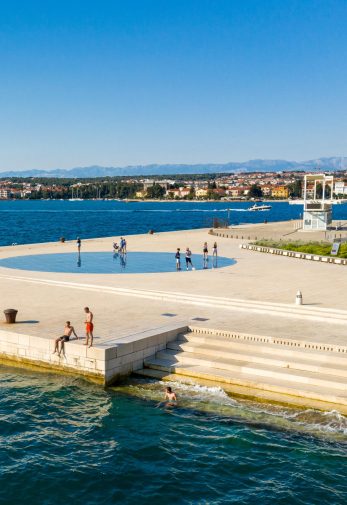View of Zadar Sea Organ
