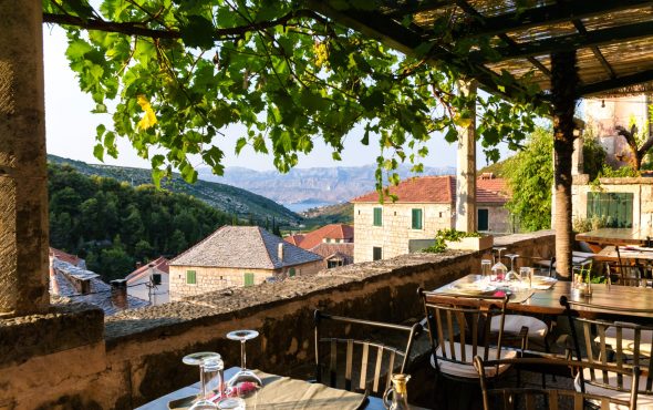 Restaurant on Brac Island