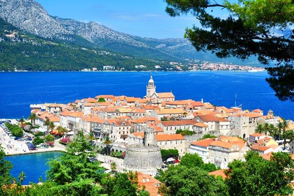 View of Korcula Old Town